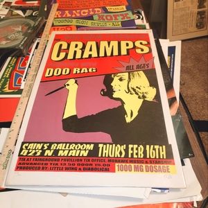 Cramps signed and numbered by artist